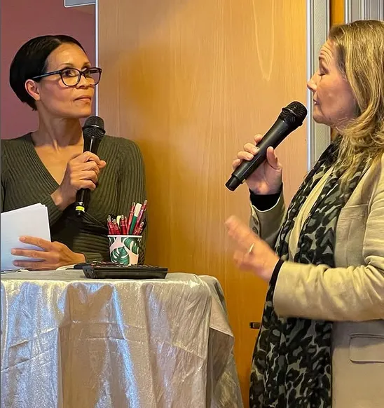 Maria Akraka när hon gästade ATG
