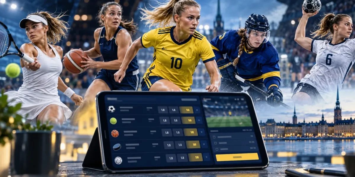 Vilka damidrotter går det att spela på 